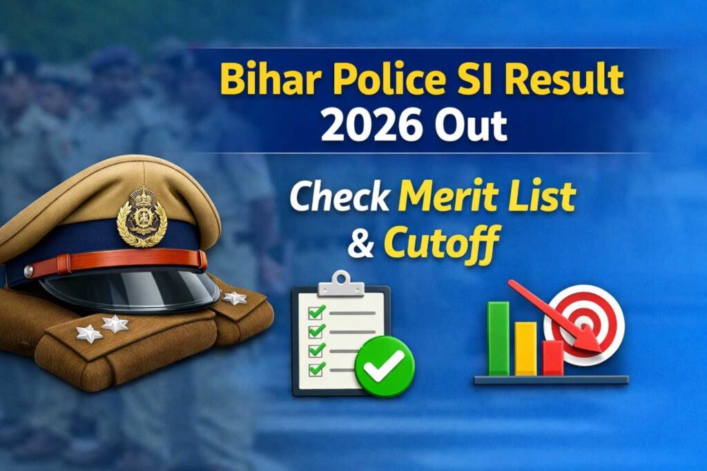 Bihar Police SI Result 2026 Out : Check Merit List & Cutoff