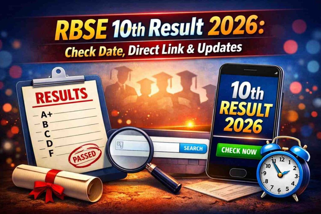 RBSE 10th Result 2026: Check Date, Direct Link & Updates