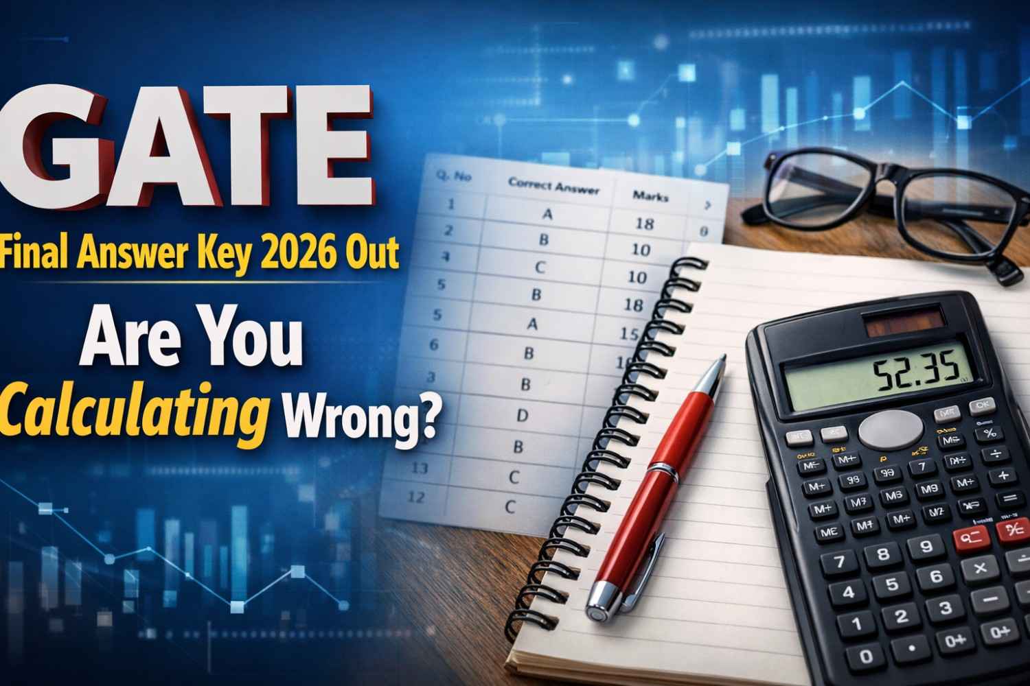 GATE Final Answer Key 2026 Out – Are You Calculating Wrong?